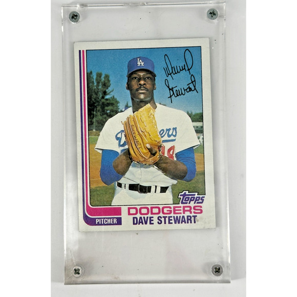 1982 Topps Dave Stewart #213 Los Angeles Dodgers Vintage Baseball Card - Picture 1 of 7